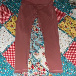 Lululemon Athletica Mauve Leggings with pockets